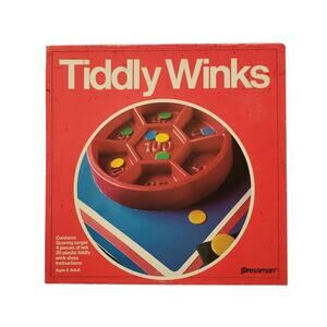 Tiddly Winks Game by Pressman 1978  Ages 6-Adult